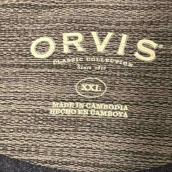 ORVIS Baseball Shirt. Size XXL - Picture 7 of 9